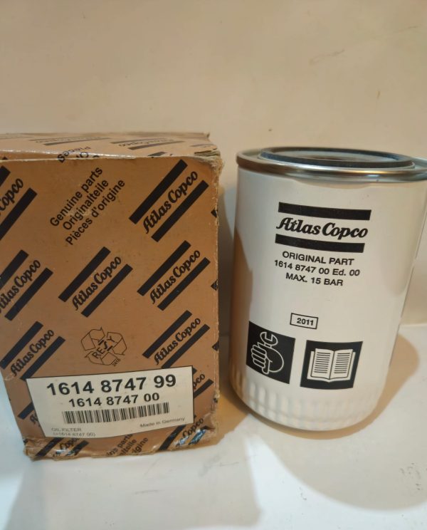 Oil Filter Genuine Atlas Copco – P/N 1614874700 / 1614874799