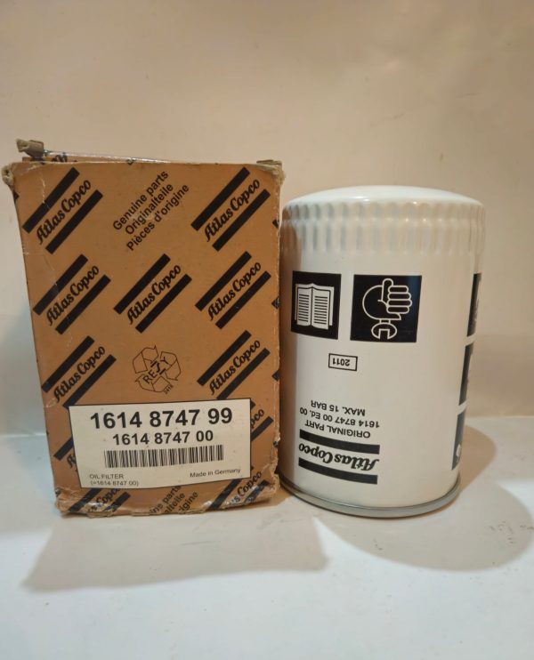 Oil Filter Genuine Atlas Copco – 1614874700 - 1614874799 Side 1